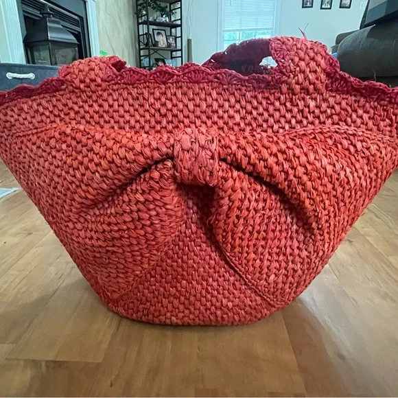 NWT Kate Spade Red/Orange Tote Bag - Picture 3 of 11